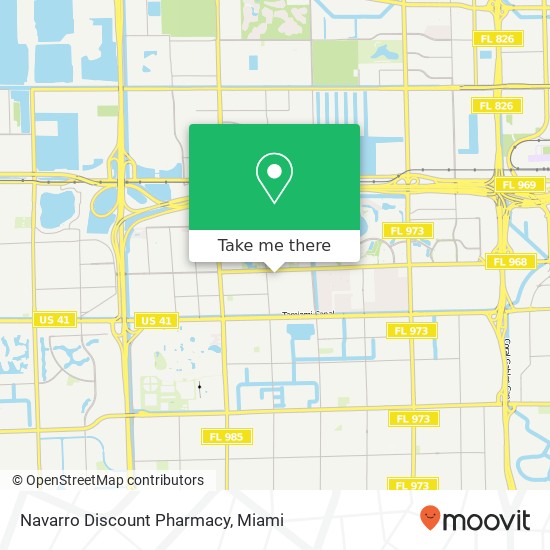Mapa de Navarro Discount Pharmacy