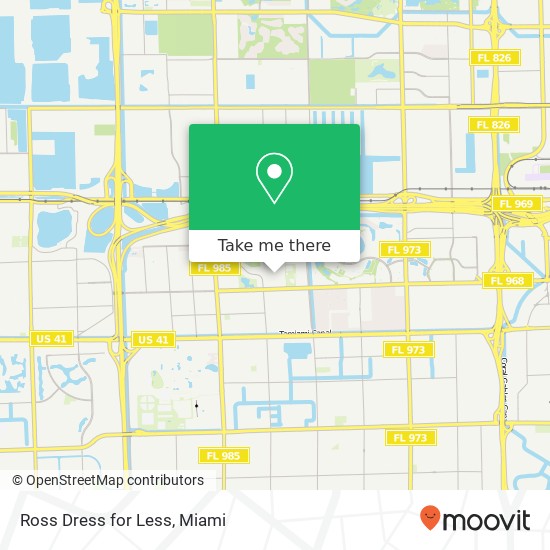 Ross Dress for Less map