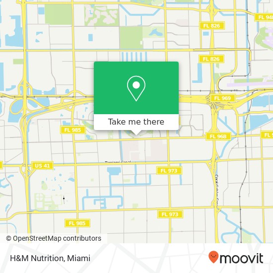 Mapa de H&M Nutrition