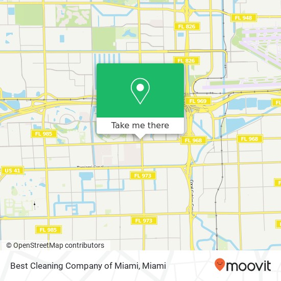 Mapa de Best Cleaning Company of Miami