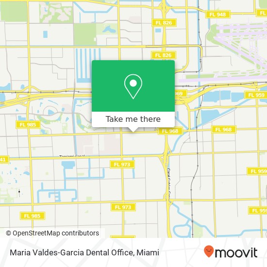 Maria Valdes-Garcia Dental Office map