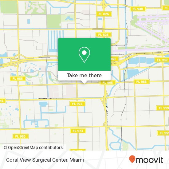 Coral View Surgical Center map
