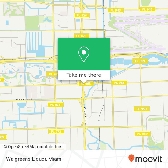 Mapa de Walgreens Liquor
