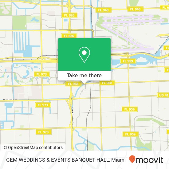 GEM WEDDINGS & EVENTS BANQUET HALL map