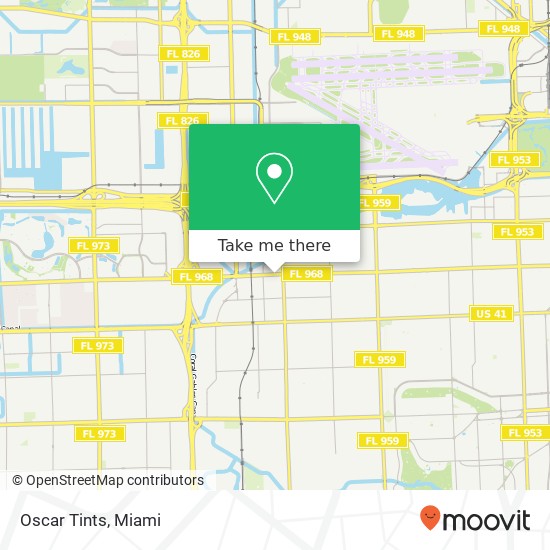 Oscar Tints map