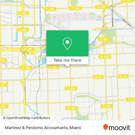 Martinez & Perdomo Accountants map