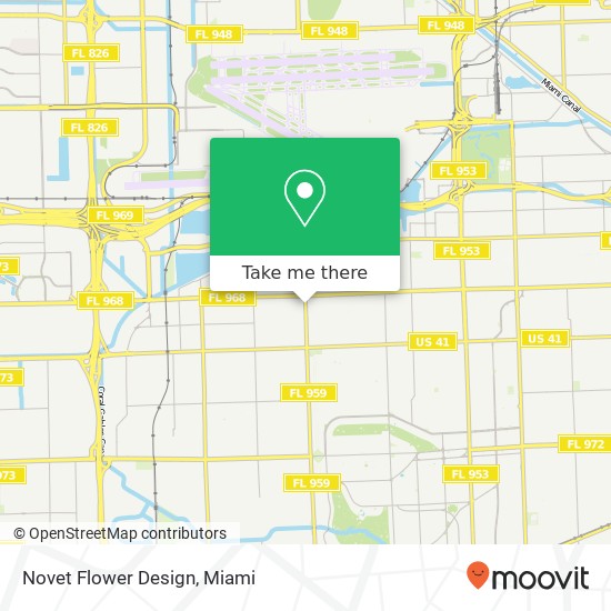 Novet Flower Design map