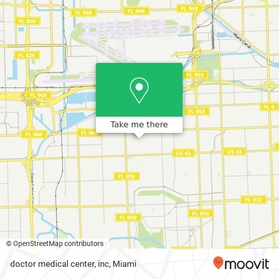 Mapa de doctor medical center, inc