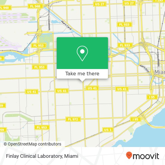 Finlay Clinical Laboratory map