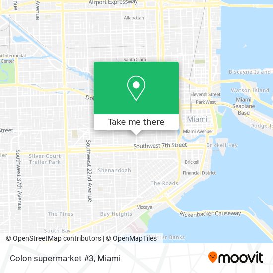 Colon supermarket #3 map