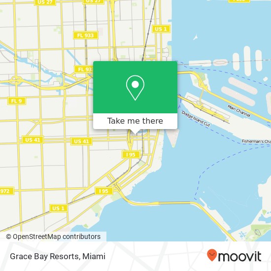 Grace Bay Resorts map