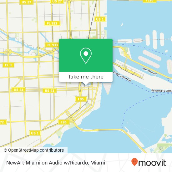 Mapa de NewArt-Miami on Audio w / Ricardo