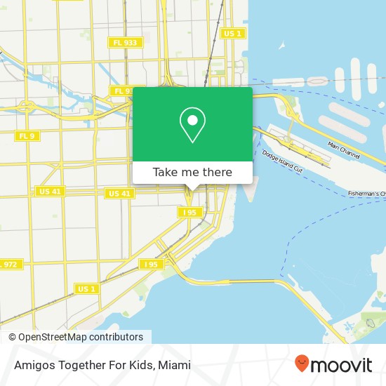 Amigos Together For Kids map