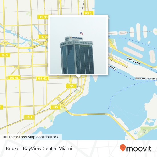 Brickell BayView Center map