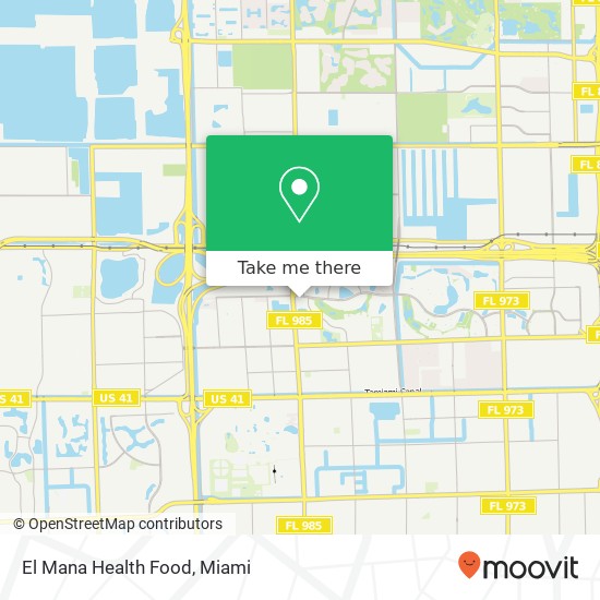 El Mana Health Food map