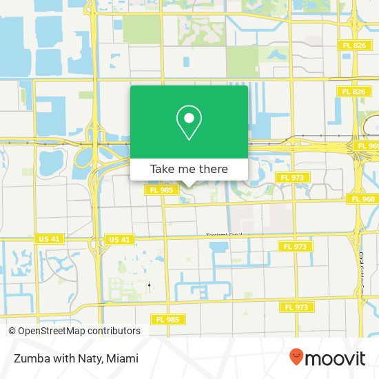 Zumba with Naty map