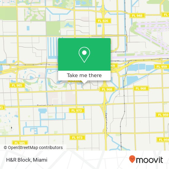 H&R Block map