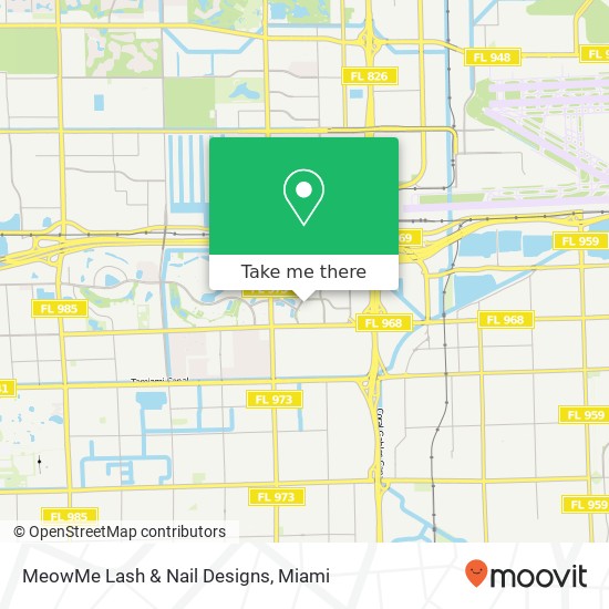 MeowMe Lash & Nail Designs map