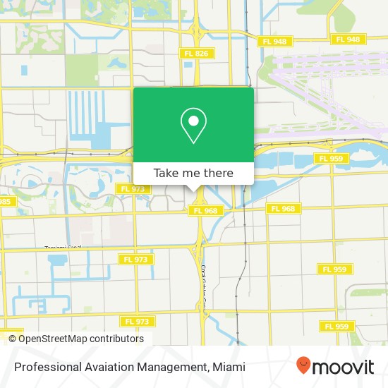 Mapa de Professional Avaiation Management