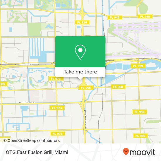 Mapa de OTG Fast Fusion Grill
