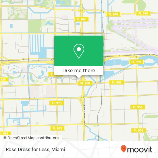 Ross Dress for Less map