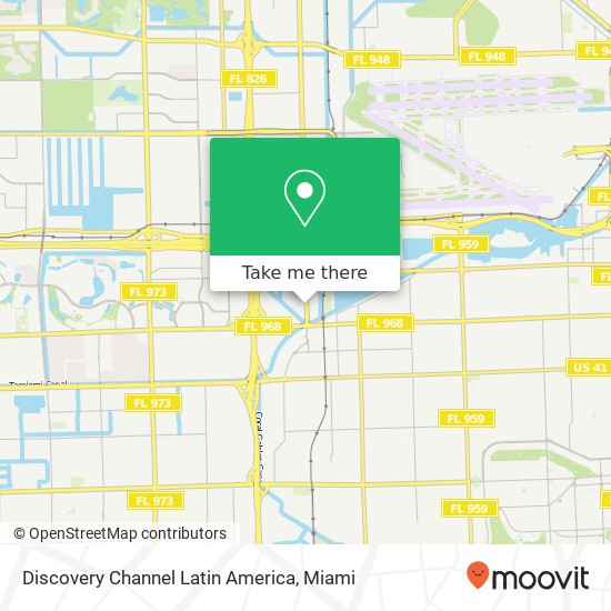 Discovery Channel Latin America map