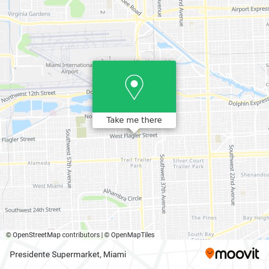 Presidente Supermarket map