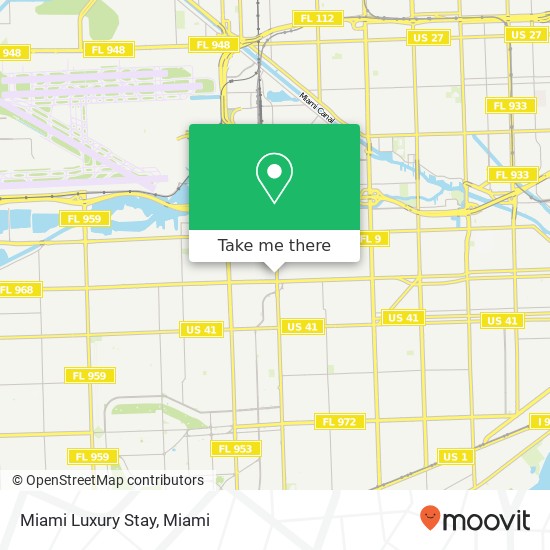 Miami Luxury Stay map