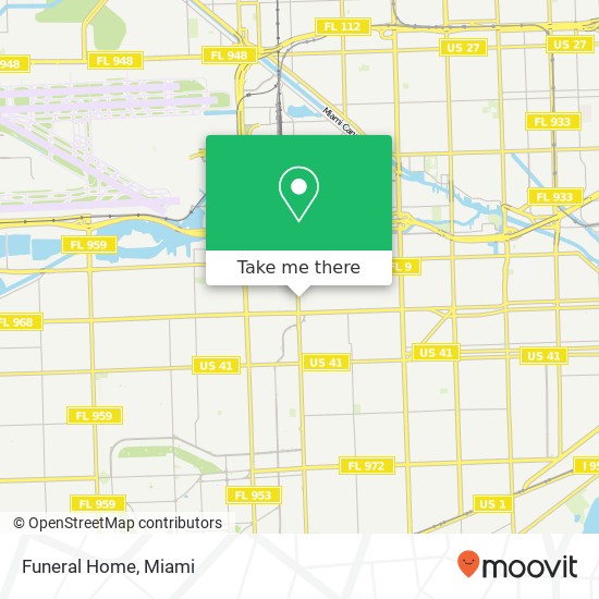 Funeral Home map