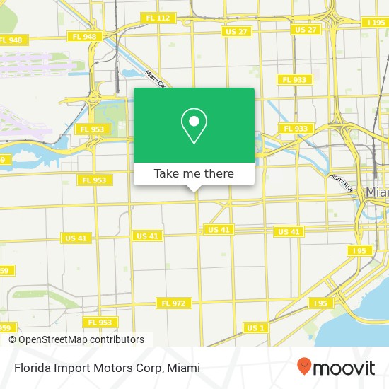 Florida Import Motors Corp map