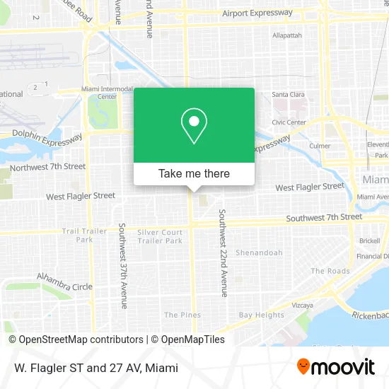 Mapa de W. Flagler ST and 27 AV