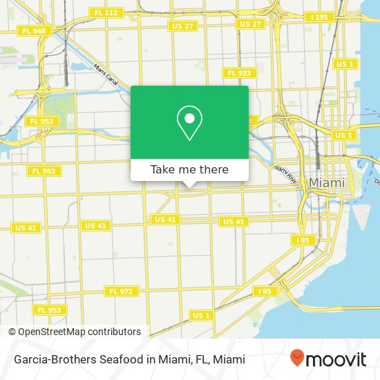 Garcia-Brothers Seafood in Miami, FL map