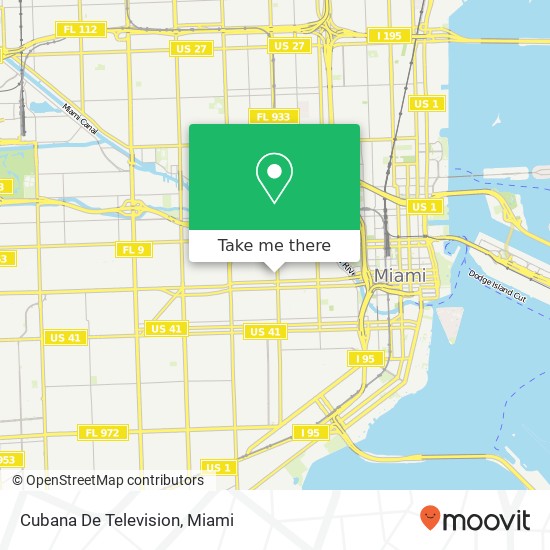 Cubana De Television map