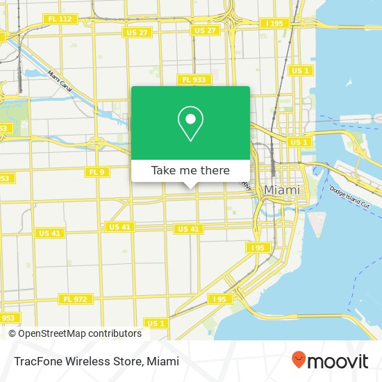 Mapa de TracFone Wireless Store