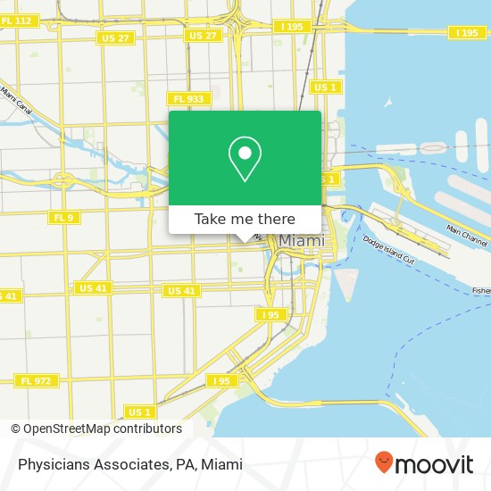 Physicians Associates, PA map