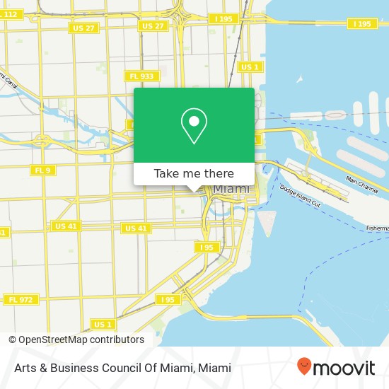 Arts & Business Council Of Miami map