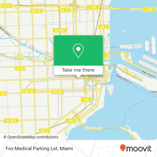 Fox Medical Parking Lot map