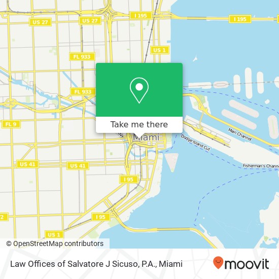 Law Offices of Salvatore J Sicuso, P.A. map