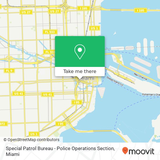 Mapa de Special Patrol Bureau - Police Operations Section