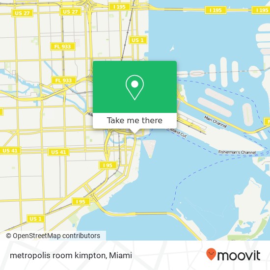 metropolis room kimpton map