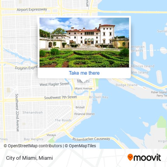 City of Miami map