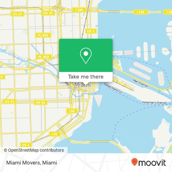 Miami Movers map