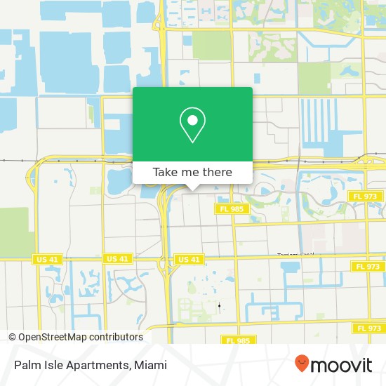 Palm Isle Apartments map