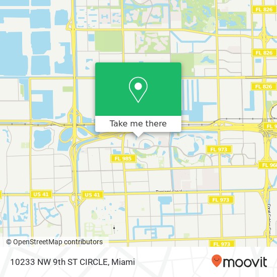 10233 NW 9th ST CIRCLE map