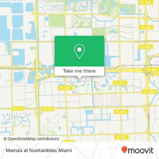 Mapa de Mama's at fountainbleu