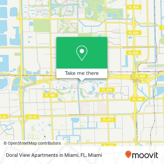 Mapa de Doral View Apartments in Miami, FL