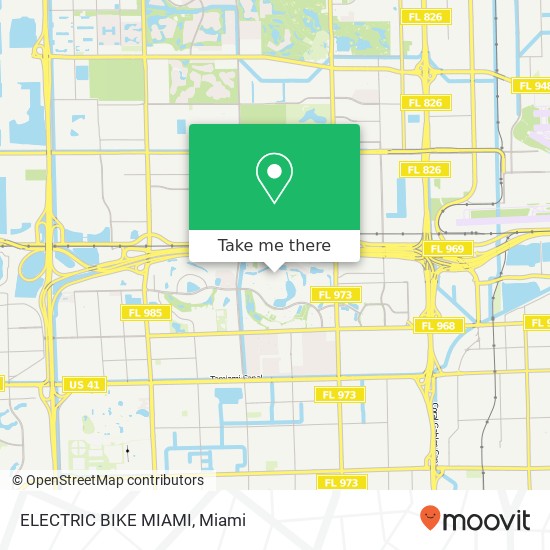 Mapa de ELECTRIC BIKE MIAMI