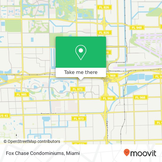 Mapa de Fox Chase Condominiums