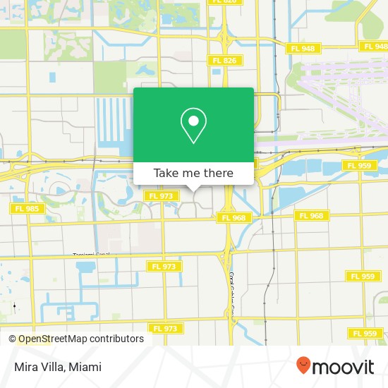 Mira Villa map