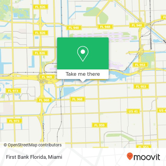 First Bank Florida map